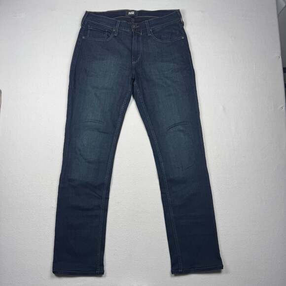 Paige Denim - Paige Jeans Size 31 Dark Blue Denim Slim Straight